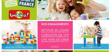 Création du site de vente de jouet et jeu Théo et Eva