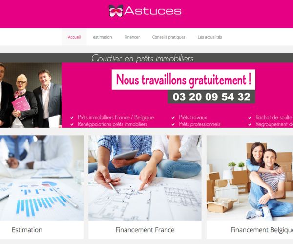 Image refonte site web page d'accueil