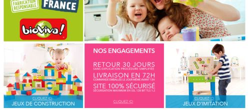 Création du site de vente de jouet et jeu Théo et Eva