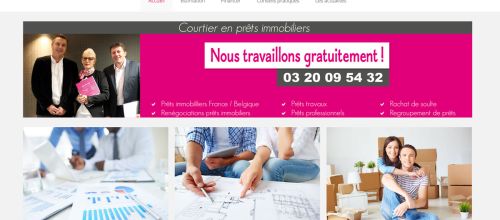 Image refonte site web page d'accueil