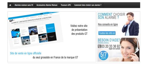 Aperçu en image de la boutique en ligne alarme-maison-gt.fr