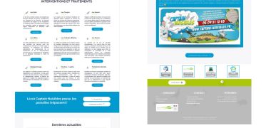 Image de la page d'accueil du site Captain Nuisibles