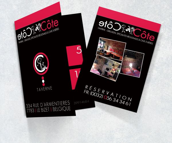 Création de cartes de visite pour restaurateur