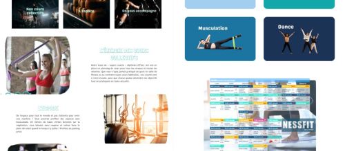 Vu pages salle de fitness à la chapelle d'armentières