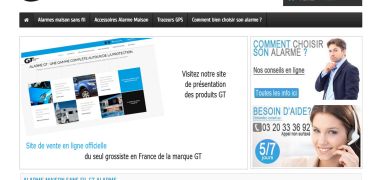 Aperçu en image de la boutique en ligne alarme-maison-gt.fr
