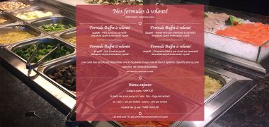 Page d'accueil site vitrine de restaurateur en Belgique