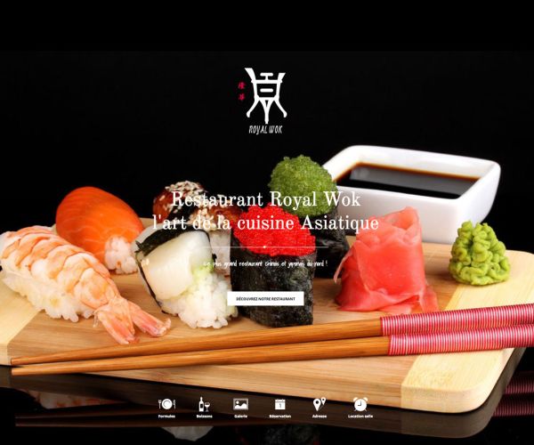 site vitrine pour restaurateur lillois