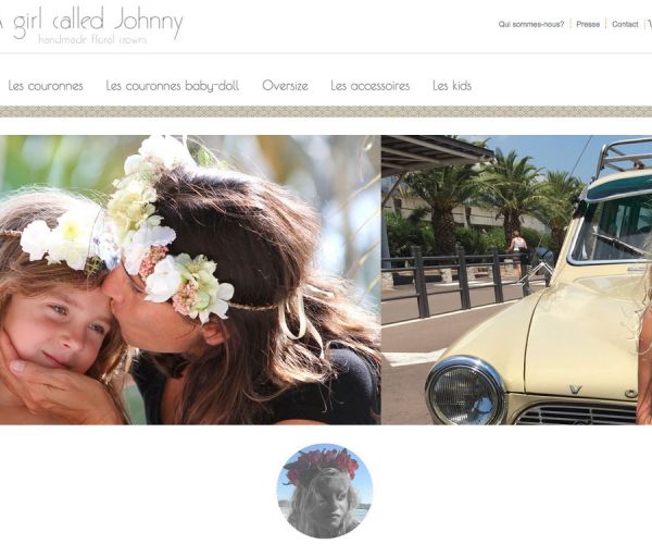 Création site boutique pour artiste