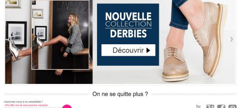 Page d'accueil du site prestashop cavelli.fr