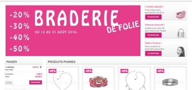 Site de vente en ligne de bijoux