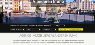 Site pour agence immobilière