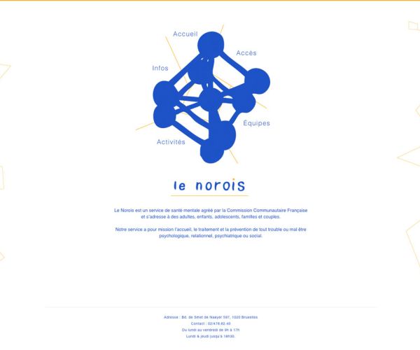 Image de la page d'accueil site le Norois