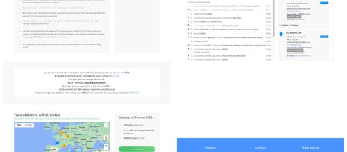 Montage graphique des pages du site pour entreprise