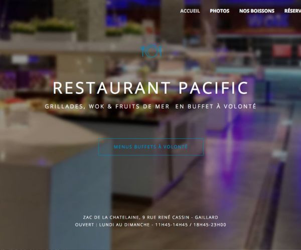 site vitrine pour restaurateur Asiatique