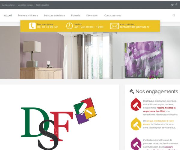 Site vitrine pour PME Lilloise