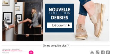 Page d'accueil du site prestashop cavelli.fr
