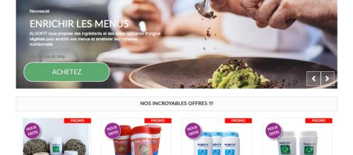 Page d'accueil Algofit
